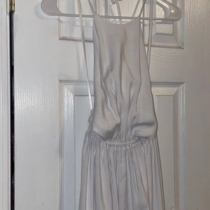 Long white summer dress